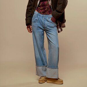 We The Free Final Countdown Cuffed Low-Rise Jeans 26 (run large)  $128